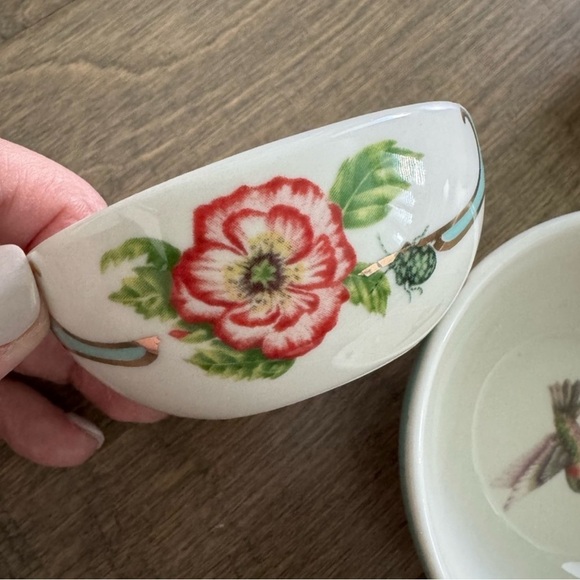 Anthropologie Lou Rota Mother Nature Floral Measuring Cups Set of 4 New With Tag - Picture 9 of 12
